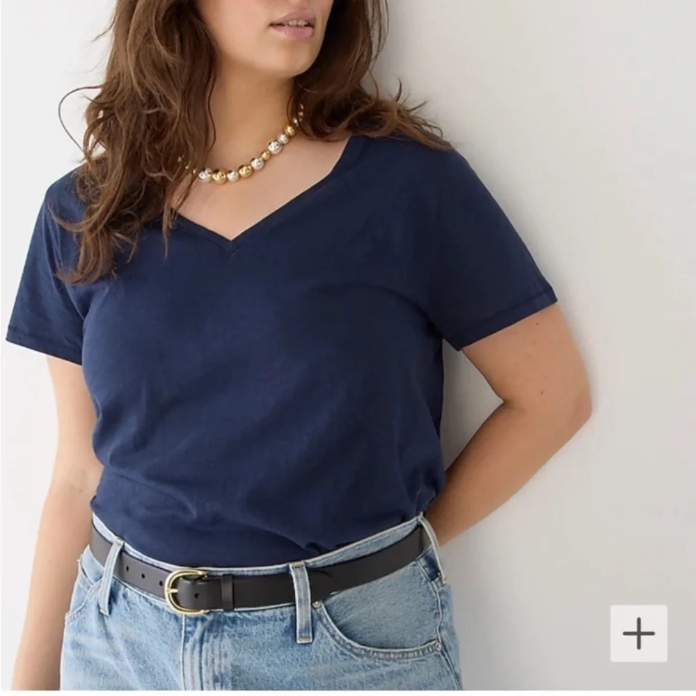 J. CREW Slub Cotton Short Sleeve Tee